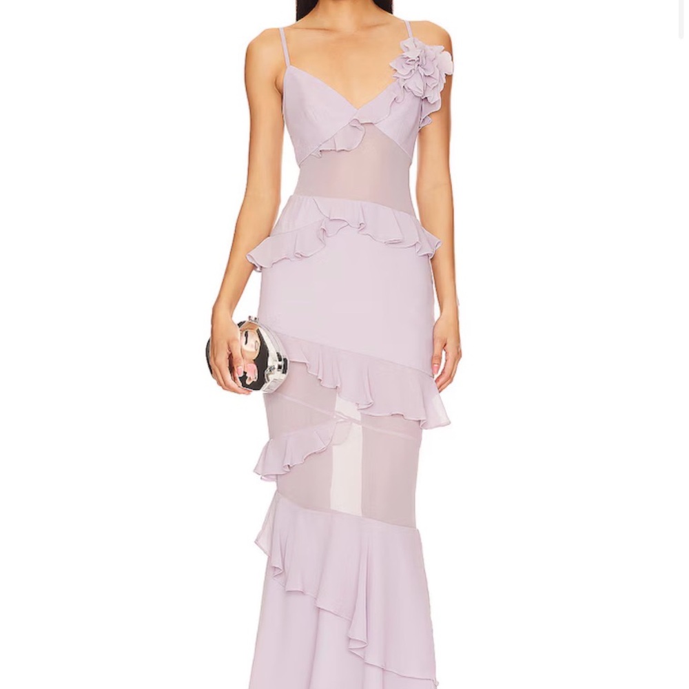 Lovers and friends wisteria gown in periwinkle purple xs NWT